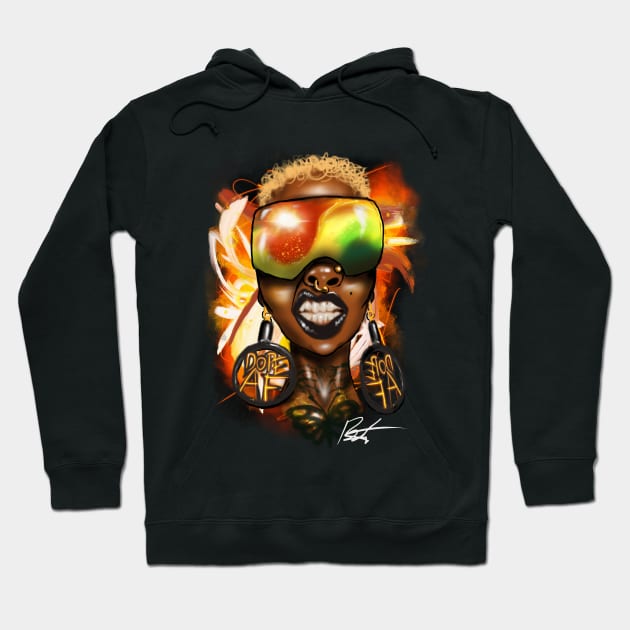 Dope AF Hoodie by Timzartwork